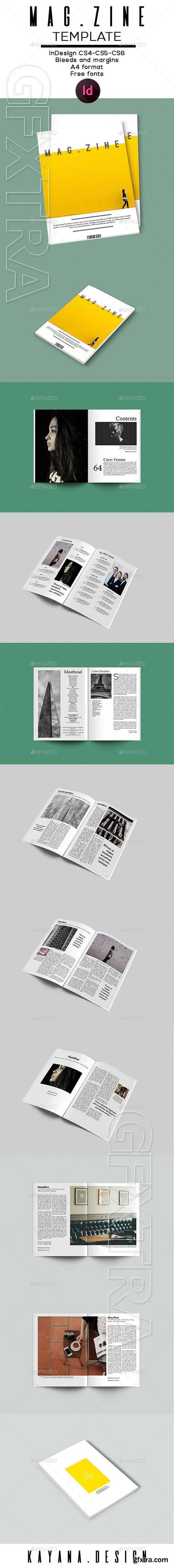 GraphicRiver - Mag.zine A4 Magazine Template 20808665