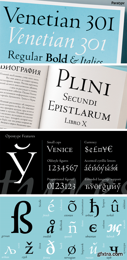 Venetian 301 Font Family
