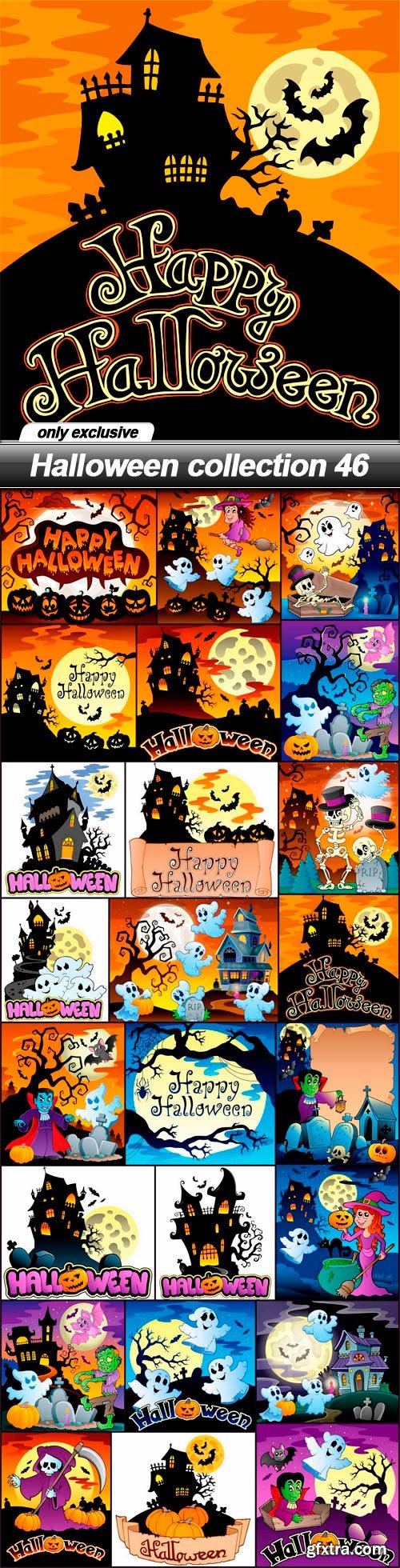 Halloween collection 46 - 24 EPS