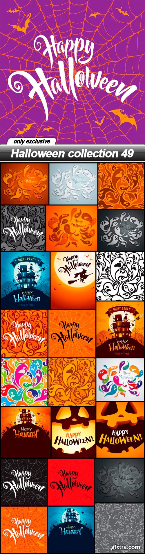 Halloween collection 49 - 25 EPS