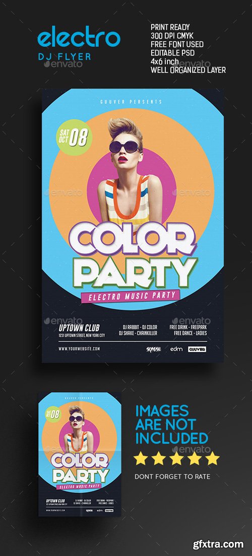 GR - Retro Electro Color Dj Party 17674307