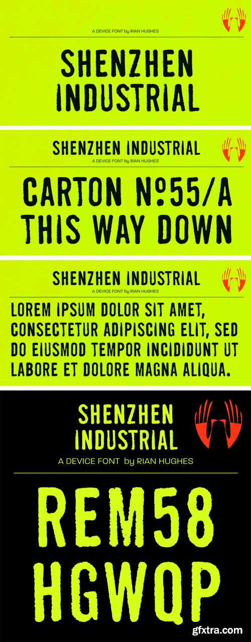 Shenzhen Industrial Font