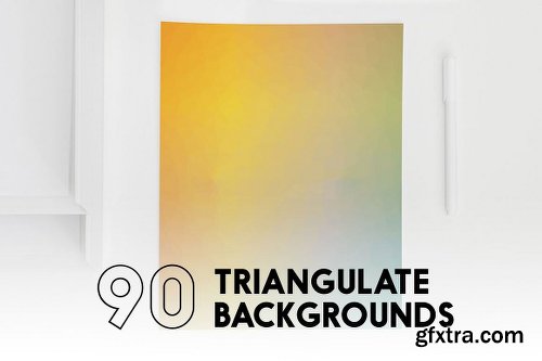 CreativeMarket 90 Triangulate Backgrounds 1969500