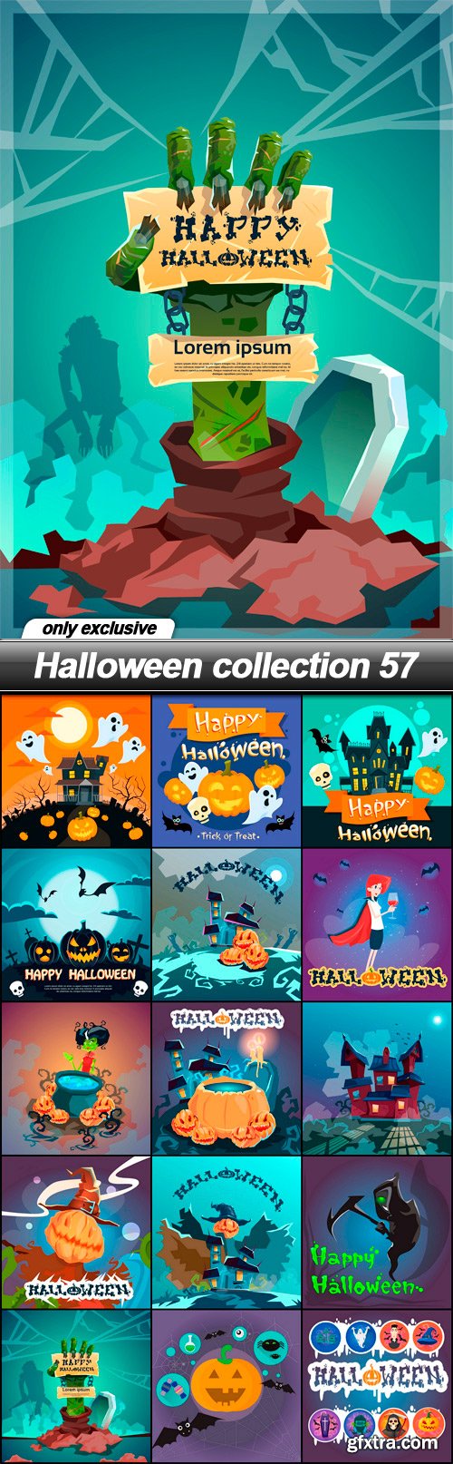 Halloween collection 57 - 45 EPS