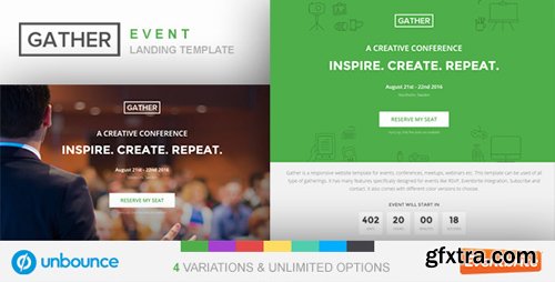 ThemeForest - Unbounce Event Landing Page Template - Gather v1.0 - 18416718