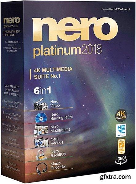Nero Platinum 2018 Suite 19.0.07300 Multilingual