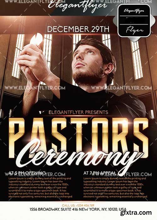 Pastors Ceremony V26 Flyer Template