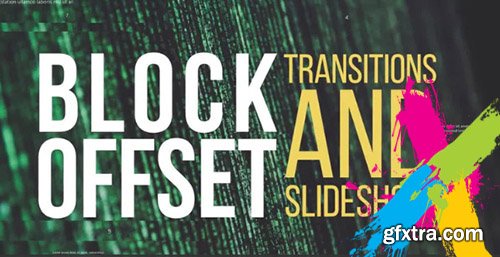 Block Offset Transitions & Slideshow - Premiere Pro Templates