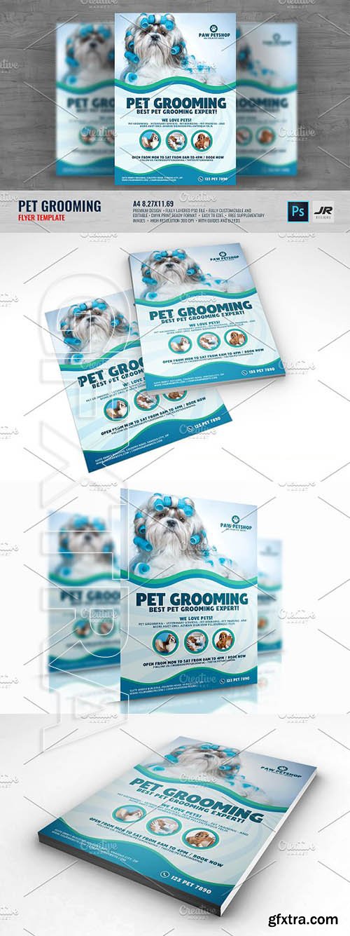 CreativeMarket - Pet Grooming Services 1968473