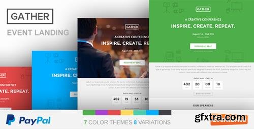 ThemeForest - Event Landing Page Template - Gather v1.0 - 12137712