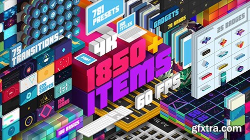 Videohive Big Pack of Elements 19888878 (With 26 September 17 Update)