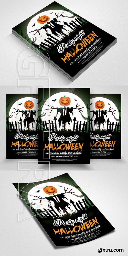 CreativeMarket - Halloween Day Flyer Templates 1919641
