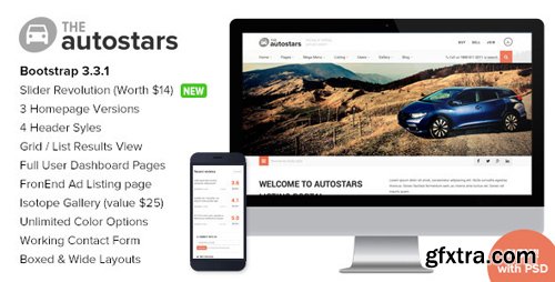 ThemeForest - AutoStars v1.3.1 - Responsive Car Dealership Template - 10108795