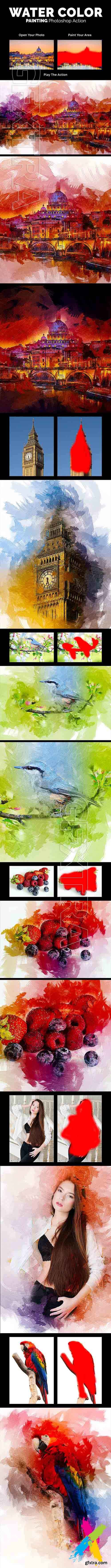 GraphicRiver - Water Color Painting Photoshop Action 20831259