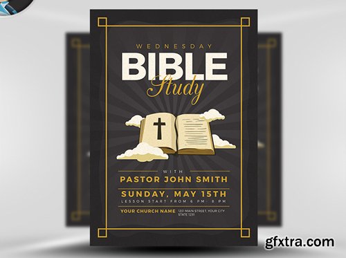 Bible Study Flyer Template v3