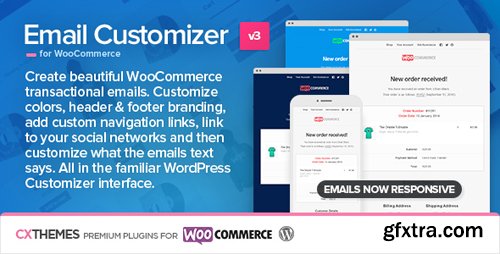 CodeCanyon - Email Customizer for WooCommerce v3.14 - 8654473