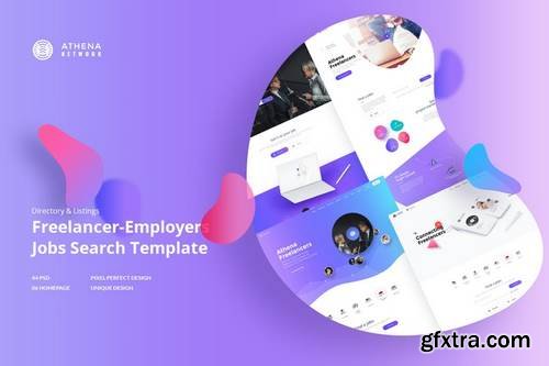 ThemeForest - ATHENA - Freelancer and Employers Jobs Search Template 20672016