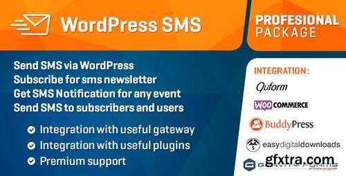 CodeCanyon - WP SMS Professional Package v2.2.8 - 9380372