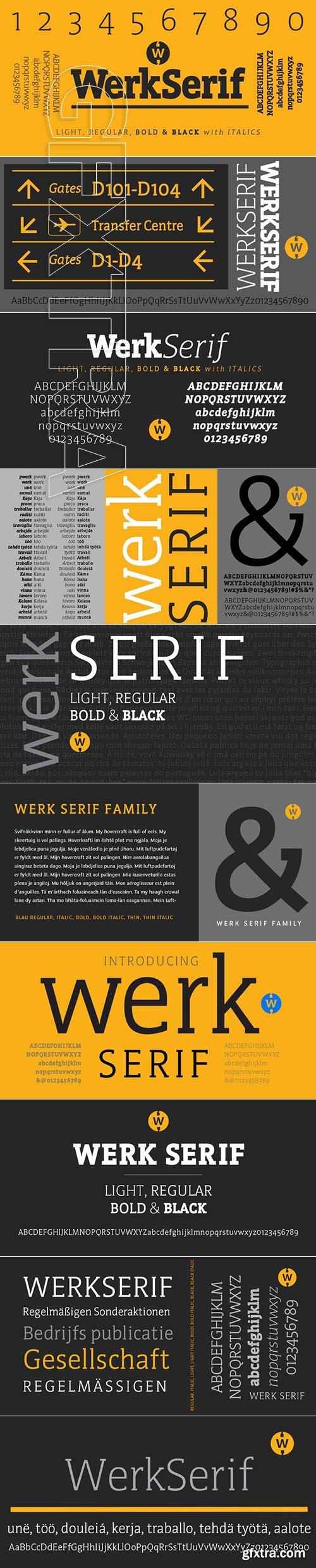 WerkSerif font family
