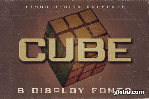 CreativeMarket Cube - Display Font 1487176
