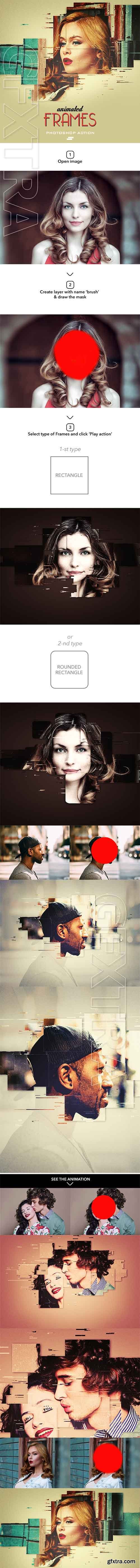 GraphicRiver - Gif Animated Frames Photoshop Action 20870123