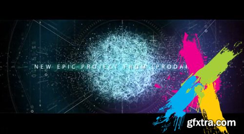 Particle Glitch - Epic Presentation - After Effects