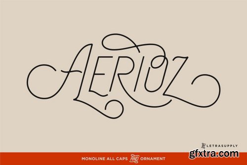 Aerioz Font Family - 2 Fonts