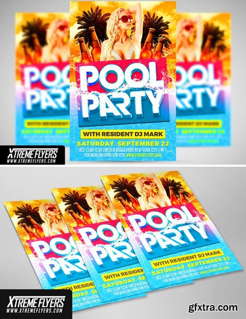 CM - Pool Party Flyer Template 1815362
