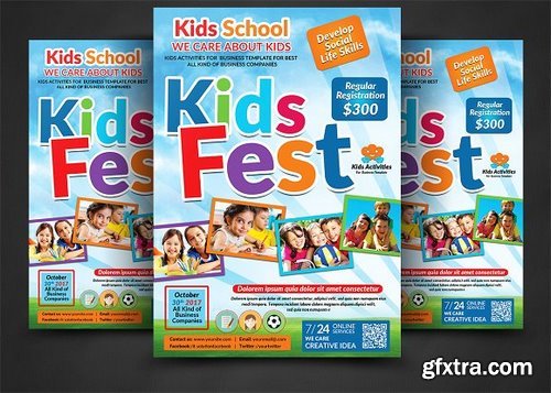 CM - Kids Summer Camp Flyer 1366804