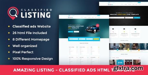 ThemeForest - Listing v1.0 - Classified Ads Directory HTML Template - 19258325