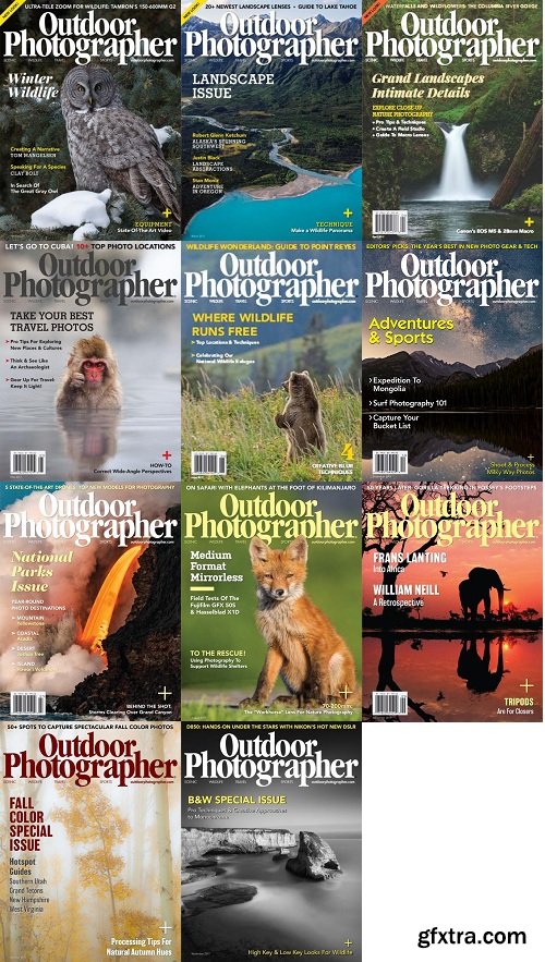 Outdoor Photographer - 2017 Full Year Issues Collection