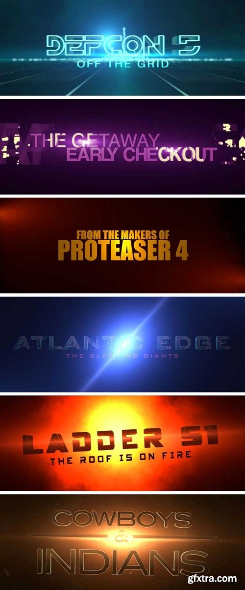 Pixel Film Studios - PROTEASER Vol. 1-10 Plugins for Final Cut Pro X (macOS)