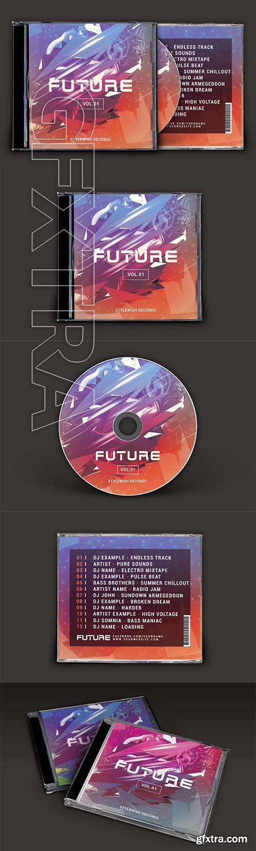 CreativeMarket - Future CD Cover Artwork 2019253