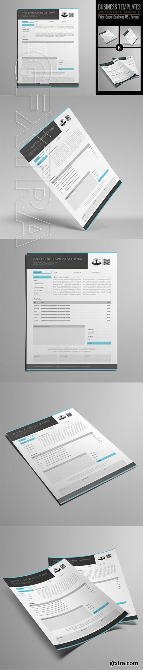 CreativeMarket - Price Quote Business USL Format 2001777