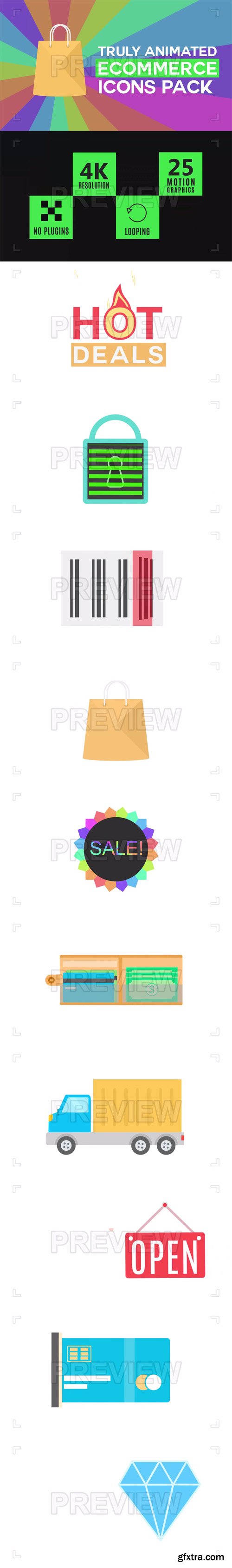 MA - Animated E-Commerce Icons Pack