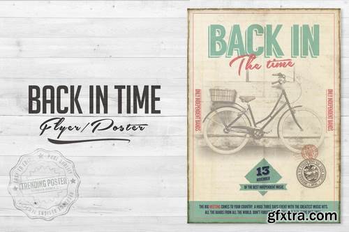 Back in Time Flyer Poster