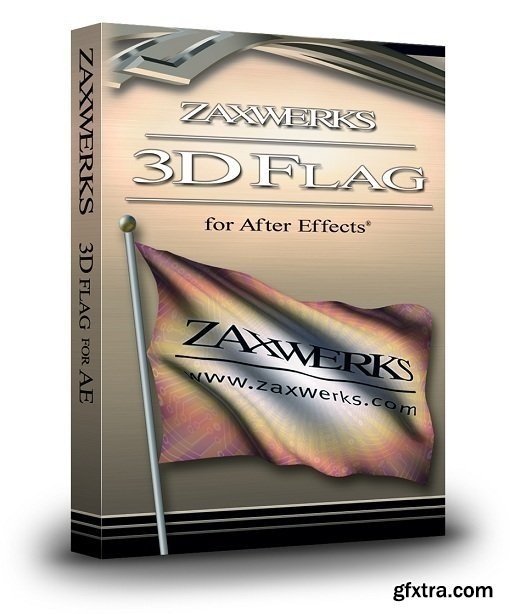 Zaxwerks 3D Flag v4.0.0 CE for AE CC 2017