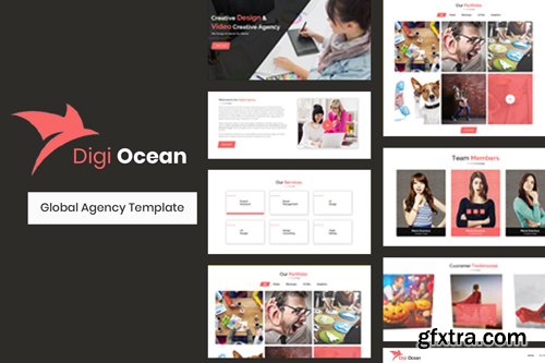 Digi Ocean - Creative Agency PSD Template