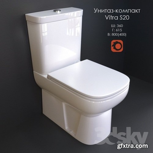 WC-CD Vitra S20 3d model