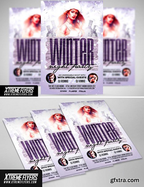 CM - Winter Party Flyer Template 1814395