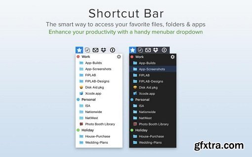 Shortcut Bar 1.3 (macOS)