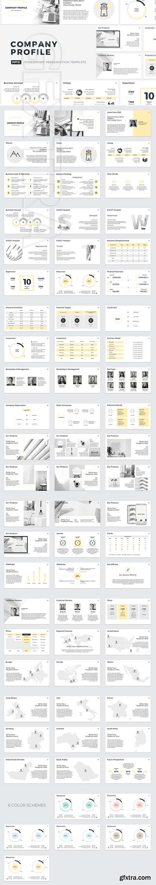 CreativeMarket - Company Profile PowerPoint 2003025