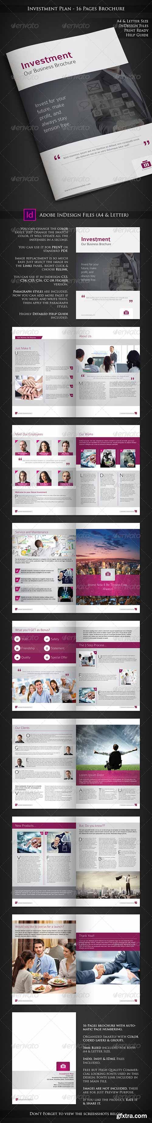 Graphicriver - Investment Plan - 16 Pages Business Brochure 6603457