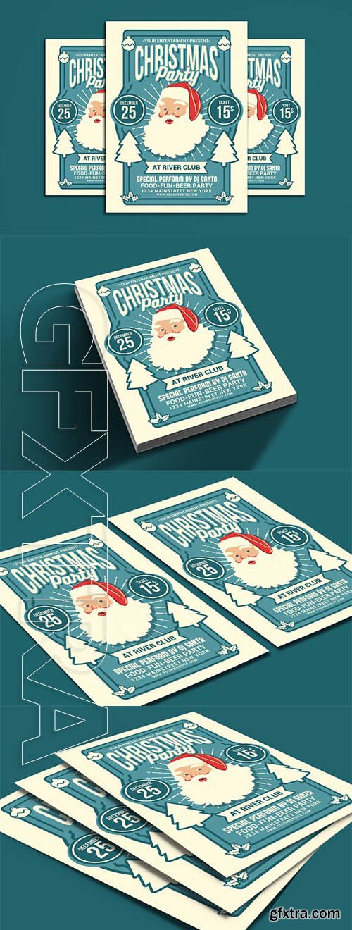 CreativeMarket - Christmas Party Flyer 2019241