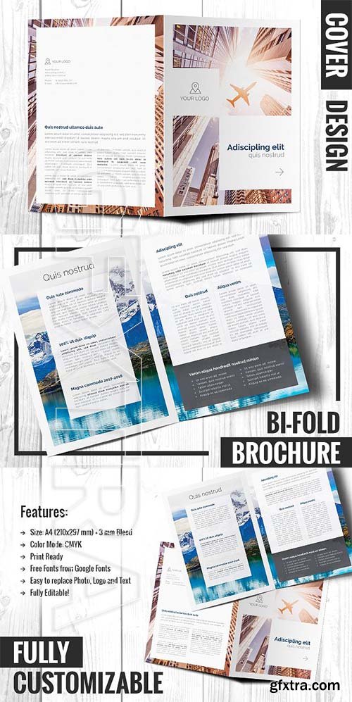 CreativeMarket - Multipurpose Bi-fold Brochure 2015691