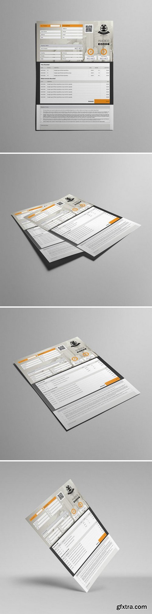 KeBoto - Business A4 Invoice Template 000110
