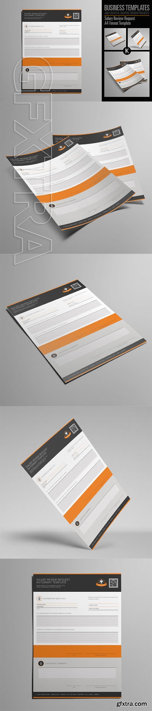CreativeMarket - Salary Review Request A4 Format 2002538