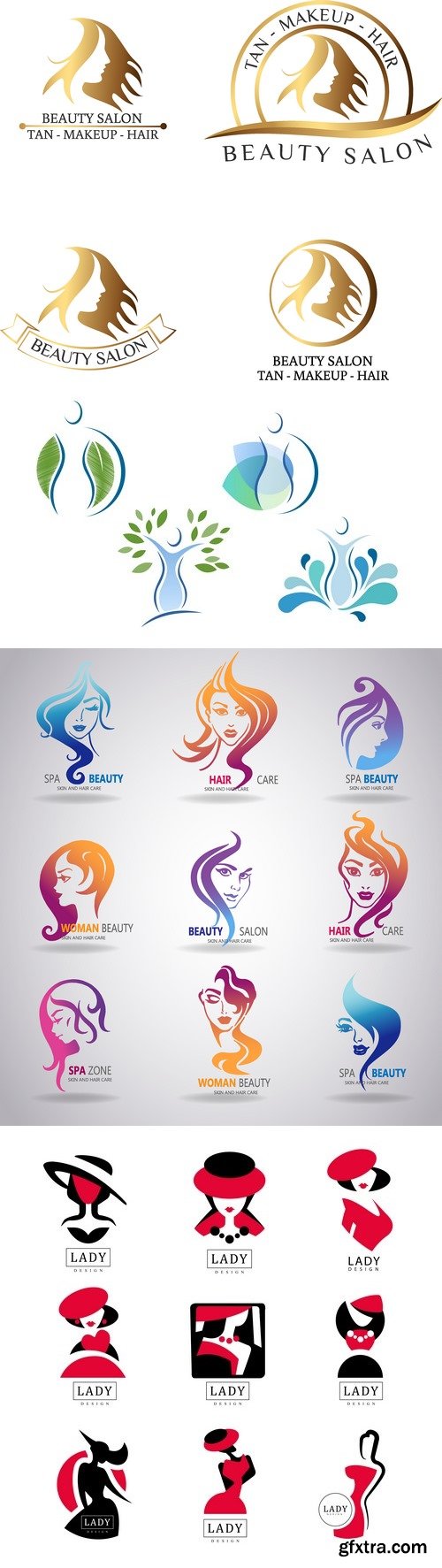 Vectors - Beauty Saloon Logotypes 7