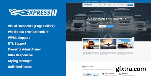 ThemeForest - Express v1.3.1 - Transports and Logistics WordPress Theme - 13591798