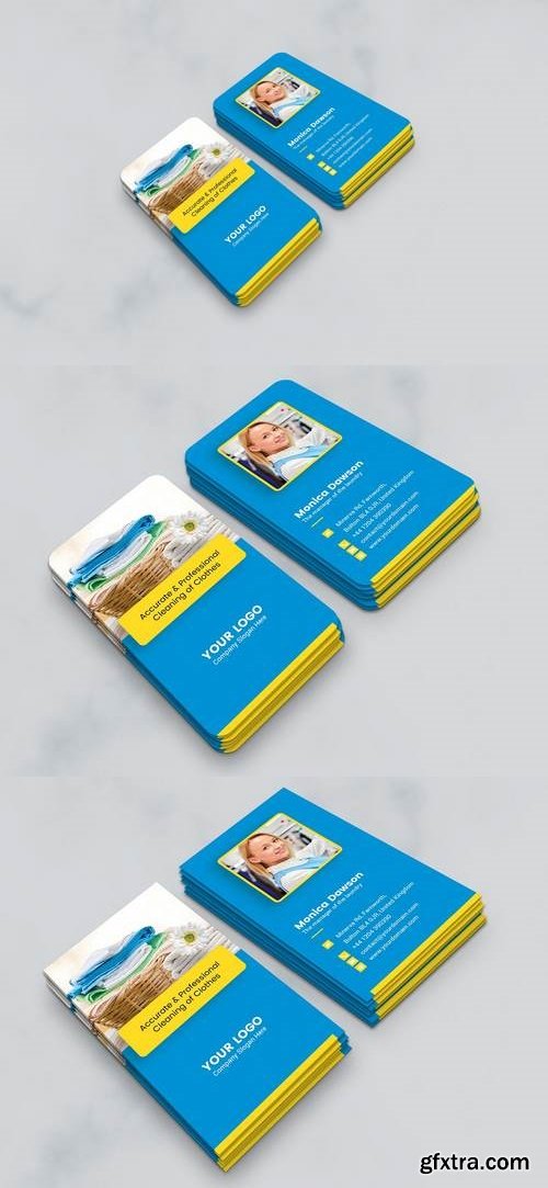 Laundry – Business Card Vertical